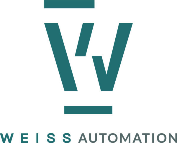 Weiss Automation Logo hochformat petrol