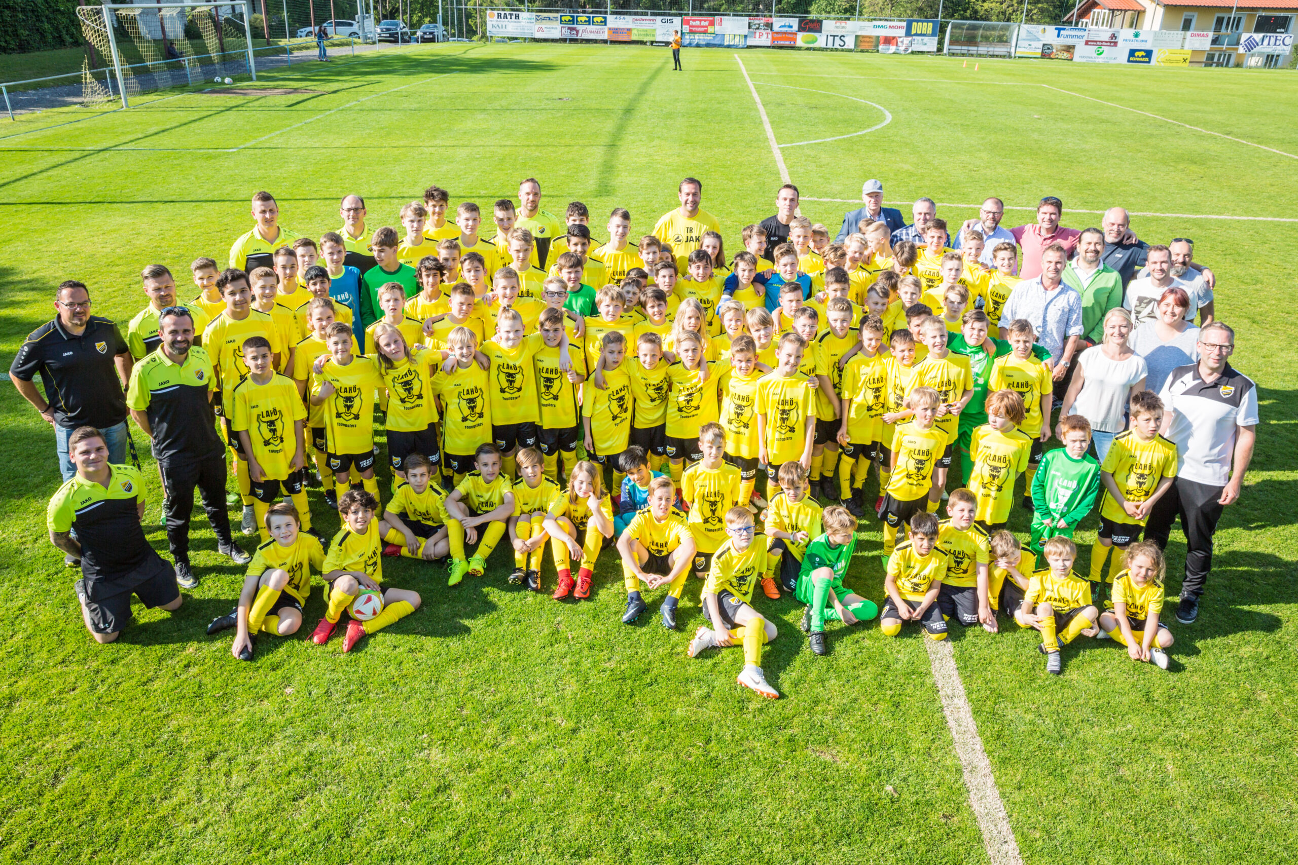 Gruppenfoto Youngsters Fußball